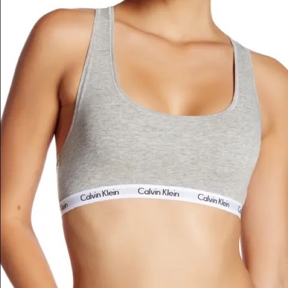 Calvin Klein Underwear Other - Gray Calvin Klein Cotton Sports Bra